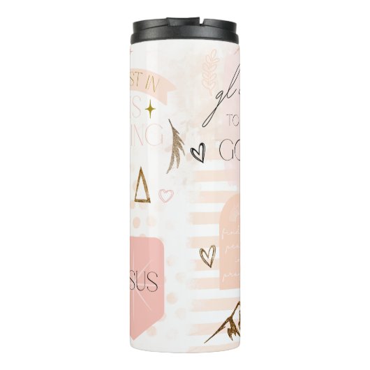 イエス宗教信仰神聖書聖書祈りの言葉 タンブラー (裏面)