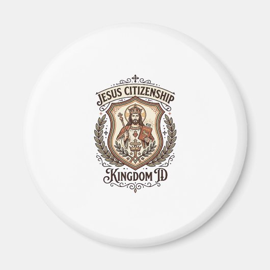 イエス市民権王国ID イエス市民権王国 マグネット (正面)