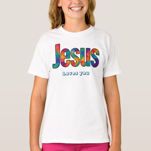 イエス幾何学模様 Tシャツ (正面)