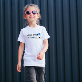 イエス後を追キリストの信仰 Tシャツ