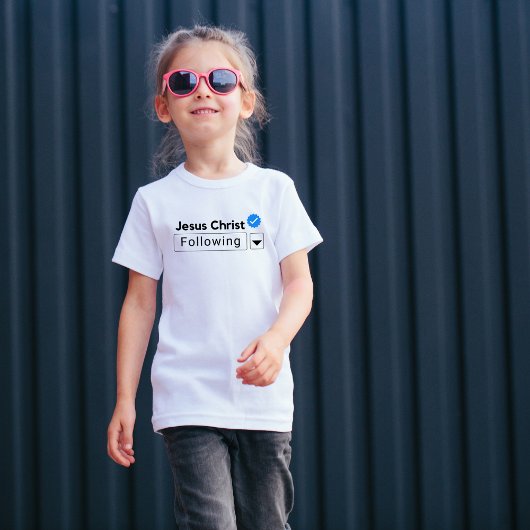 イエス後を追キリストの信仰 Tシャツ