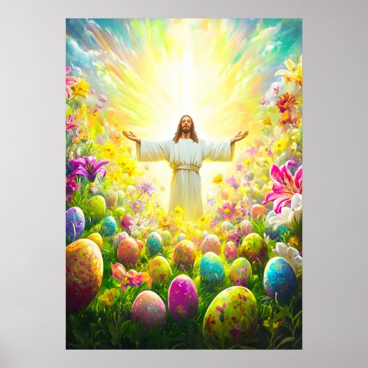イエス復活イースター ポスター (正面)