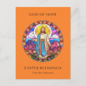 イエス復活宗教カトリック復活祭 シーズンポストカード (正面)