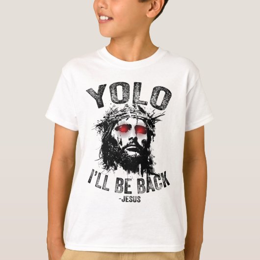 イエス復活 クリスチャン ユーモア Tシャツ (正面)