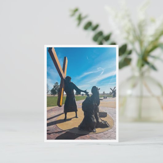 イエス心地よいエルサレムの女たち ポストカード (スタンド正面)