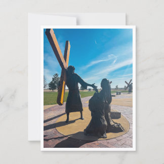 イエス心地よいエルサレムの女たち ポストカード