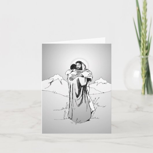 イエス悔やみや弔慰カード ノートカード (正面)