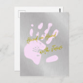 イエス感動的様と手に入れたキリスト教徒 ポストカード (正面/裏面)