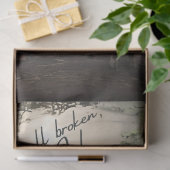 イエス我々はすべて壊れたデコパージュティッシュペーパー 薄葉紙 (ギフト)