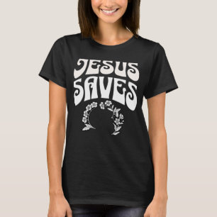 イエス救の救いのメッセージChristian Faith R Tシャツ