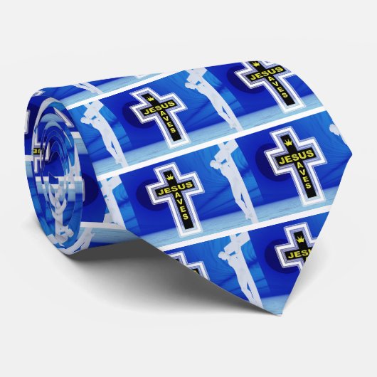 イエス救の磔写真 ネクタイ (ロール)