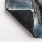 イエス救は嵐に巻き込まれた若い女 マウスパッド (コーナー)