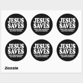 イエス救は禁書読の時間を取る ラウンドシール (シート)