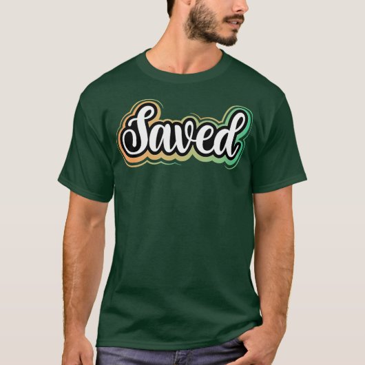 イエス救クリスチャンによるキリスト教 Tシャツ (正面)