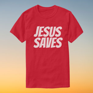 イエス救クリスチャン半袖Tシャツ Tシャツ