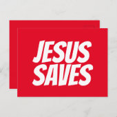 イエス救クリスチャン葉書 ポストカード (正面/裏面)