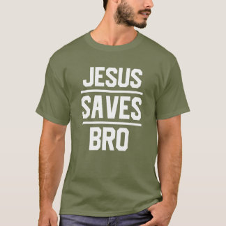 イエス救ブロ文字Tシャツ Tシャツ