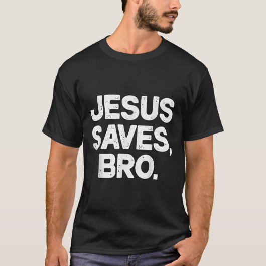 イエス救ブロ・クリスチャン Tシャツ (正面)