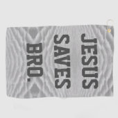 イエス救兄弟。 ゴルフタオル (横)