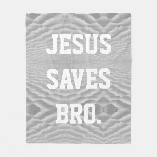 イエス救兄弟。 フリースブランケット (正面)