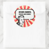 イエス救、パス、スコア ラウンドシール (バッグ)