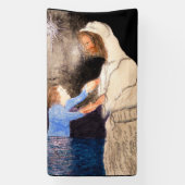 イエス救 横断幕 (縦)