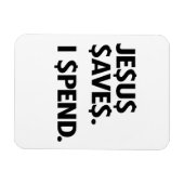 イエス救 – 私は過ごす マグネット (横)