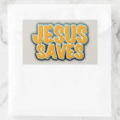 イエス救 長方形シール (バッグ)