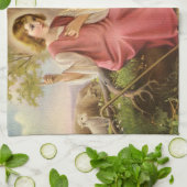 イエス教えキリストの子供たち，ヴィンテージ宗教 キッチンタオル (折り畳み)