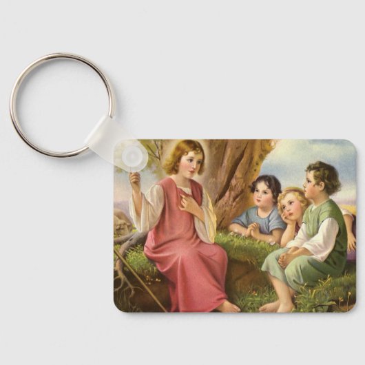 イエス教えキリストの子供たち,ヴィンテージ宗教 キーホルダー (裏面)