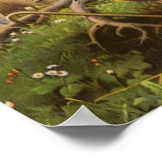 イエス教えキリストの子供たち,ヴィンテージ宗教 ポスター (角)