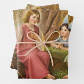 イエス教えキリストの子供たち，ヴィンテージ宗教 ラッピングペーパーシート (インサイチュ)