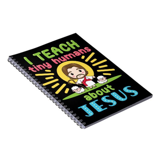 イエス教えクリスチャンについて私は小さな人間 ノートブック (右側)