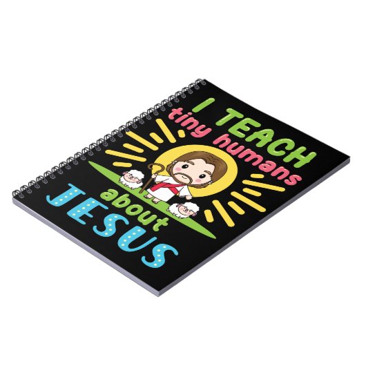 イエス教えクリスチャンについて私は小さな人間 ノートブック (左側)