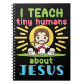 イエス教えクリスチャンについて私は小さな人間 ノートブック (正面)