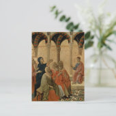 イエス教え様が神殿にいる ポストカード (スタンド正面)