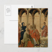 イエス教え様が神殿にいる ポストカード (正面/裏面)