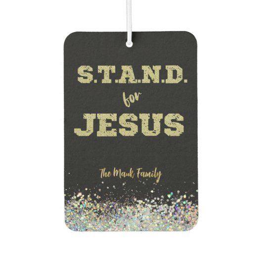 イエス教会または青年団のために立ち上がる カーエアーフレッシュナー (正面)