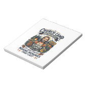 イエス教会キャンプVBSノスタルジアTシャツ信仰ベース ノートパッド (回転)
