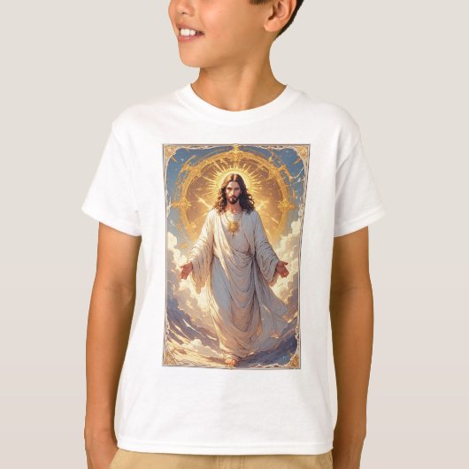 イエス昇天　子供用Tシャツ Tシャツ (正面)
