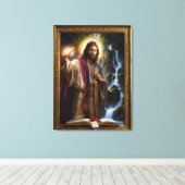 イエス書様は人生の書に書かれている キャンバスプリント (インサイチュ (ウッドフロア))