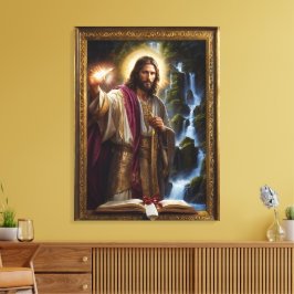 イエス書様は人生の書に書かれている キャンバスプリント