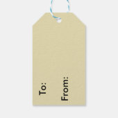 イエス最高のの贈り物 ギフトタグ (裏面)