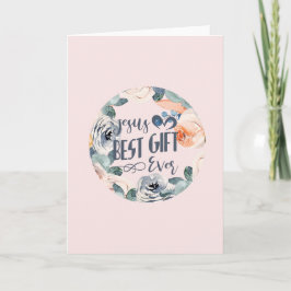 イエス最高のギフト・エバ空白の・クリスマス シーズンカード