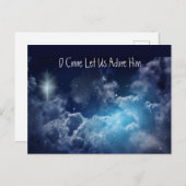 イエス来のクリスマスの休日C シーズンポストカード (正面/裏面)