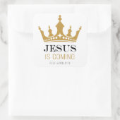 イエス来はイエスだ – 黙示録17:14キリスト教信仰 スクエアシール (バッグ)