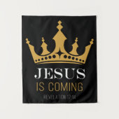 イエス来はイエスだ – 黙示録17:14キリスト教信仰 タペストリー (正面)