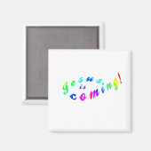 イエス来は マグネット (正面/裏面)