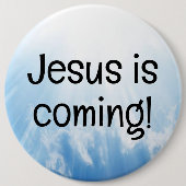 イエス来様だ！ 缶バッジ (正面)