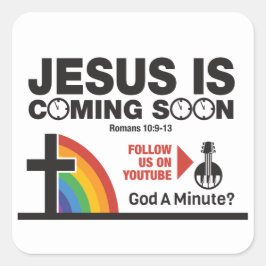 イエス来様のスクエアステッカー20枚 スクエアシール